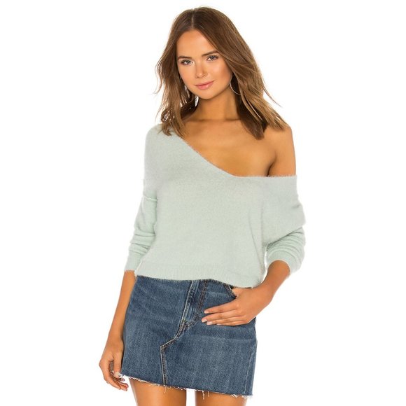Free People Sweaters - NWT FREE PEOPLE Princess V-Neck Sweater Mint #AU19